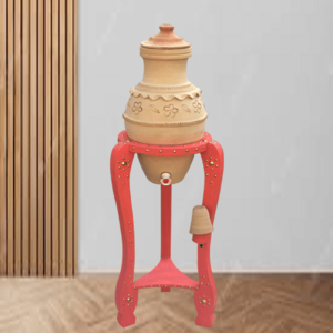 طقم زير المدينة منقوش زهري 18 لتر