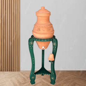 طقم زير المدينة منقوش أخضر غامق 18 لتر