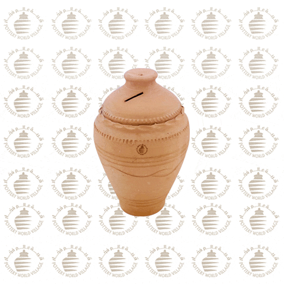 حصالة وطني كبير منقوش